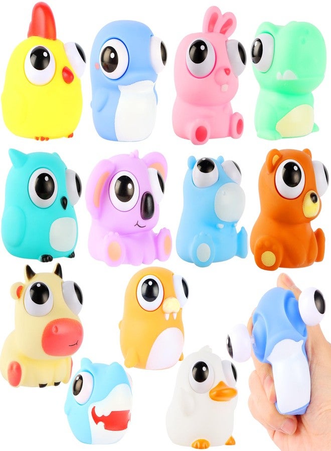 LiYiQ 12 PCS Squeeze Toys Eye Popping Squeeze Toy Fidget Toys Party Favors 4-8 Back to School Gifts for Easter Basket Stuffers Party Favors Gifts - Image 1
